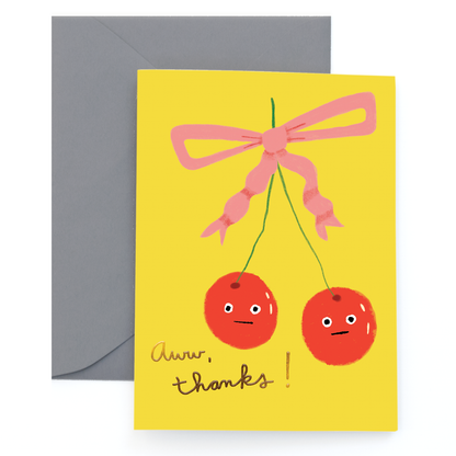 Sweet Cherries Thank You Card | Carolyn Suzuki (CA)
