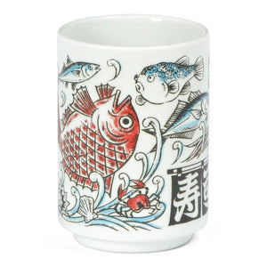 Sushi Fish Ceramic Teacup (Japan)