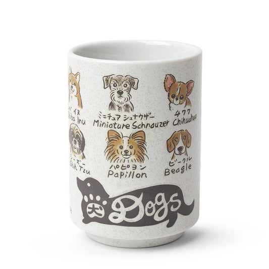 Japnese Dog Breed Ceramic Yunomi Teacup (Japan)