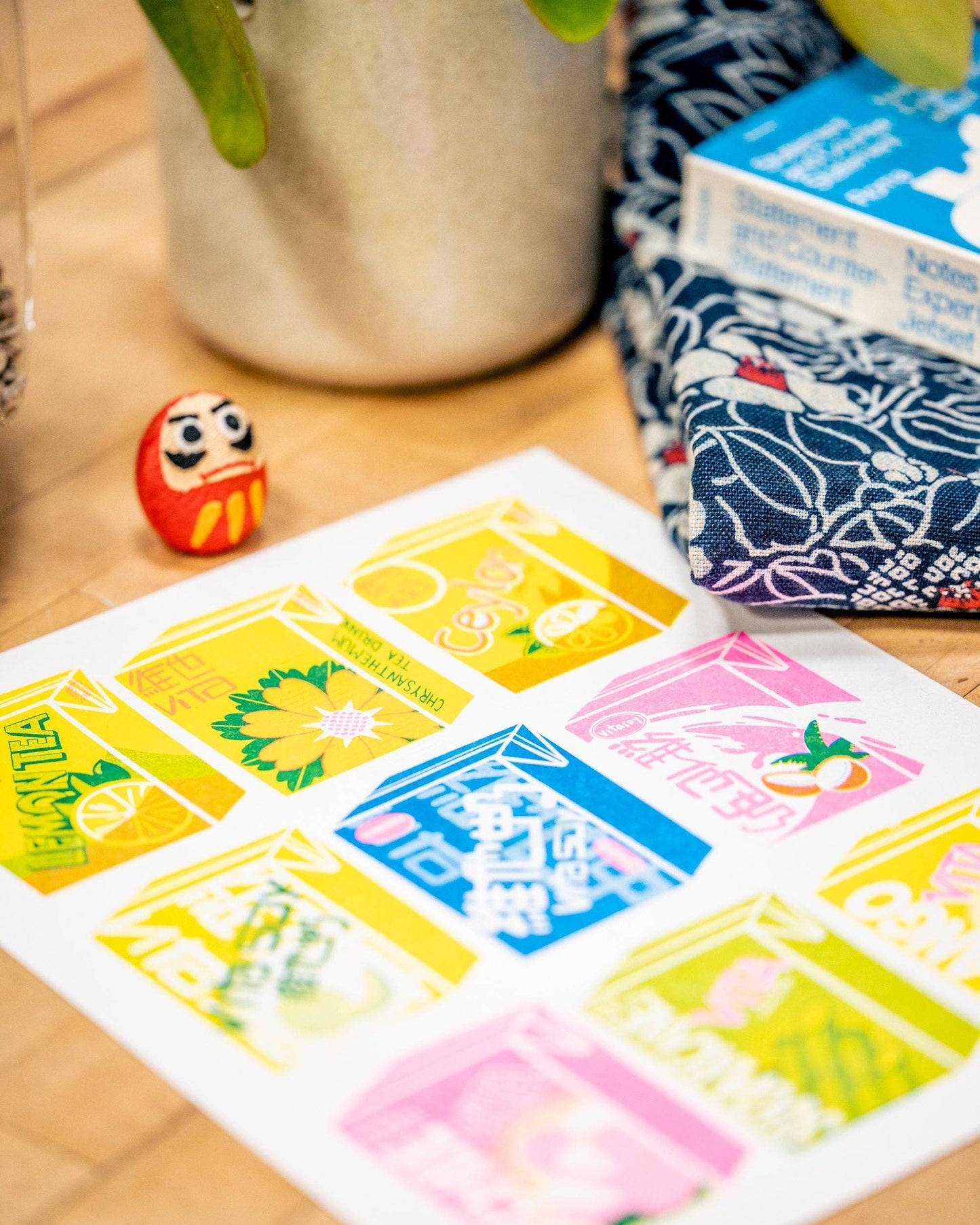 Vita Tea Drink Risograph Print | Christina Hu (CA)