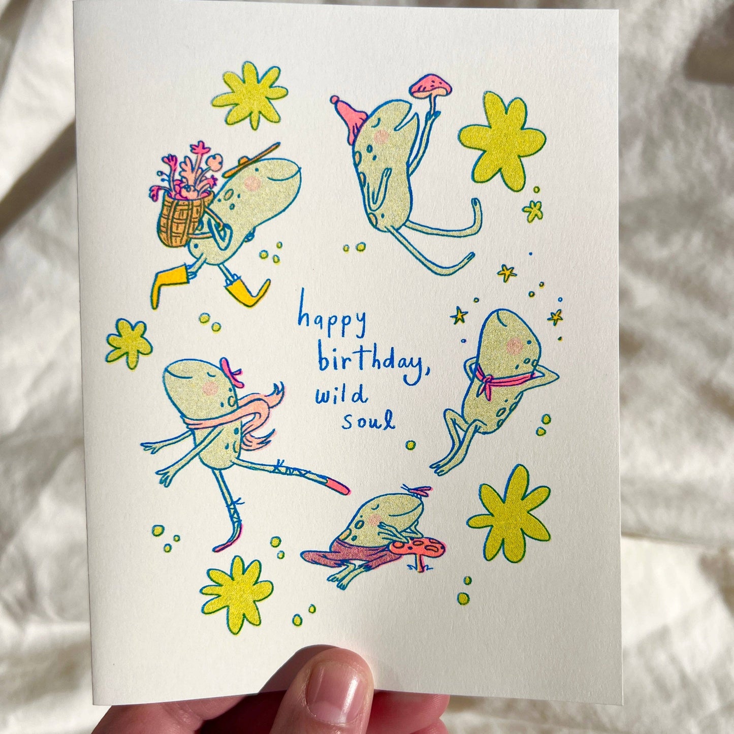 Wild Soul Risograph Birthday Card | Natalie Andrewson (CA)
