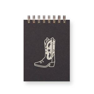 Cowboy Boot Mini Jotter Notebook | Ruff House Print Shop (KS)