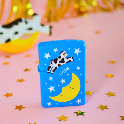 Cow Over The Moon Refillable Lighter | The Peach Fuzz (CA)