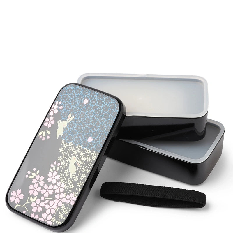 Sakura Rabbit Black Bento Set(Japan)
