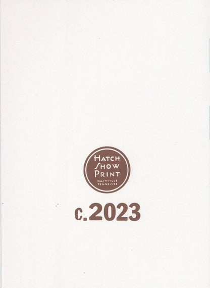 Thanks Partner Letterpress Card | Hatch Show Print (TN)