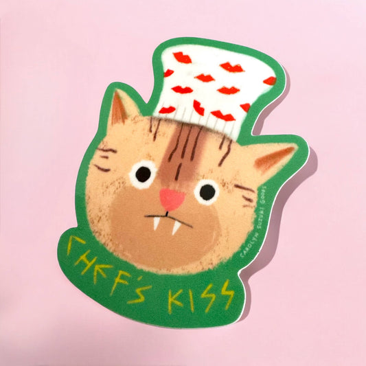 Chef’s Kiss Die Cut Sticker | Carolyn Suzuki (CA)