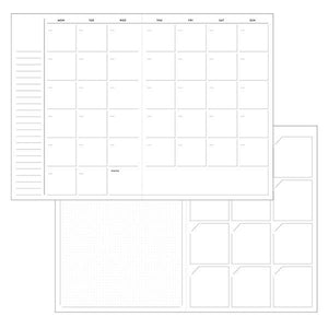 Day Free Weekly Log Diary | Pale Yellow | Mark's Inc (Japan)
