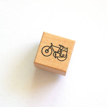 Load image into Gallery viewer, Cat on Bike Rubber Stamp | Robot Dance Battle (CA)
