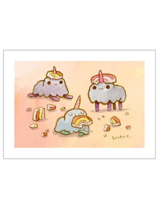 Unicorn Snack Art Print | Scott C (CA)