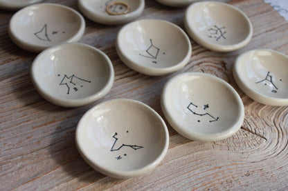 Small Zodiac Constellation Ceramic Ring Dish | Tasha McKelvey (VA)
