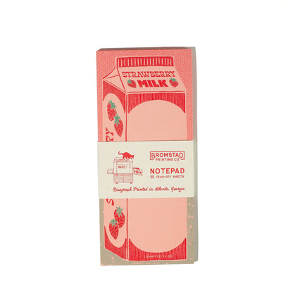 Strawberry Milk Risograph Notepad | Bromstad Printing Co. (VA)