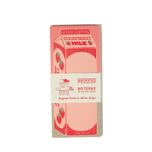 Load image into Gallery viewer, Strawberry Milk Risograph Notepad | Bromstad Printing Co. (VA)
