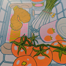 Load image into Gallery viewer, Tomato Egg Risograph Print | Christina Hu (CA)
