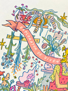 The Florist: Explorer of Living Wonders Risograph Print | Natalie Andrewson (CA)