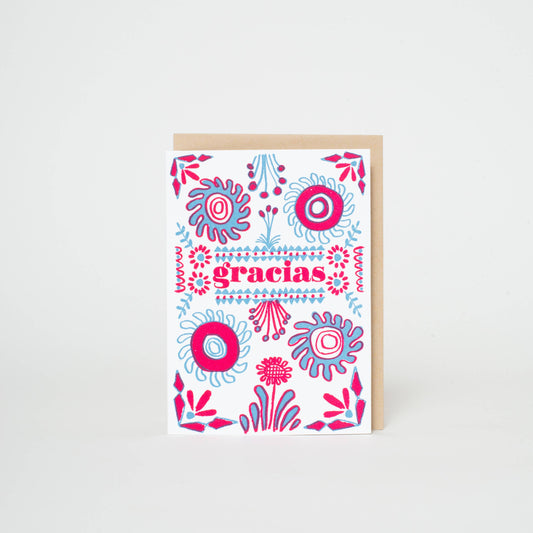 Boxed Set Gracias Thank You Letterpress Greeting Cards | Egg Press (OR)