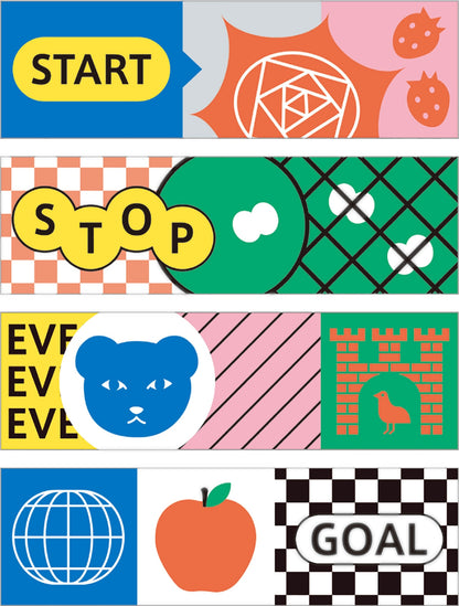 Sugoroku Jabara Washi Strips | Kitta (Japan)