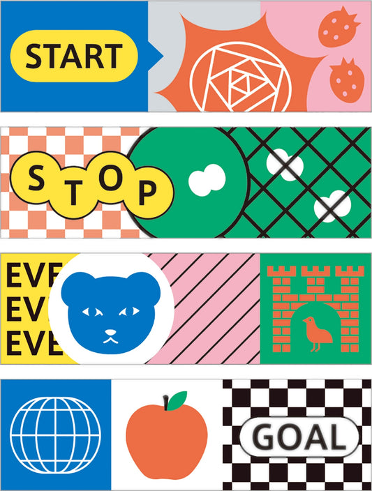 Sugoroku Jabara Washi Strips | Kitta (Japan)