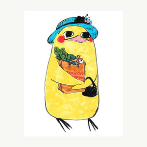 Grocery Bird Print | Rebekah Evans (NC)