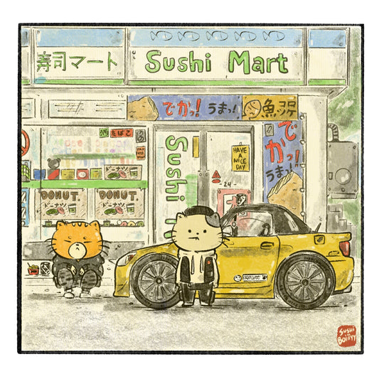 Sushi Mart Vinyl Sticker | Sushiboiiiyy (Canada)