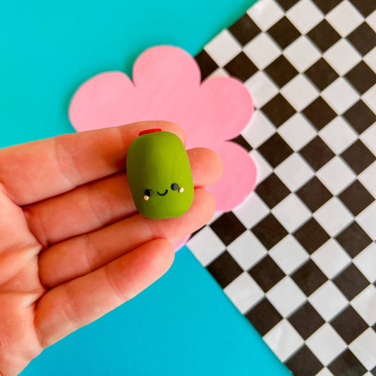 Stuffed Olive Magnet | Larry's Waffle Shop (SC)