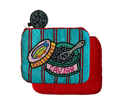Caviar Beaded Coin Purse | Lily Posh (CA)
