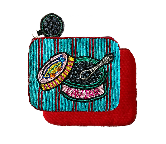 Caviar Beaded Coin Purse | Lily Posh (CA)