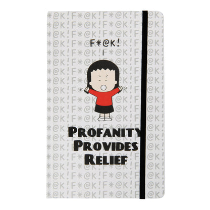 Profanity Provides Relief Lined Journal | Angry Little Girls (CA)