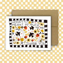 Load image into Gallery viewer, Honestly Meant So Much To Me Thank You Card | Rani Ban Co (NY)
