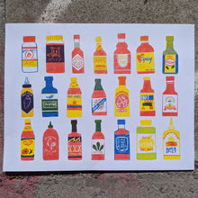 Load image into Gallery viewer, Hot Sauce Risograph Print | Christina Hu (CA)
