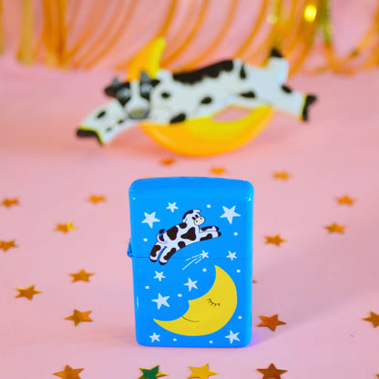 Cow Over The Moon Refillable Lighter | The Peach Fuzz (CA)