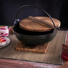 Load image into Gallery viewer, Nabe Pot with Wooden Trivet (Japan)
