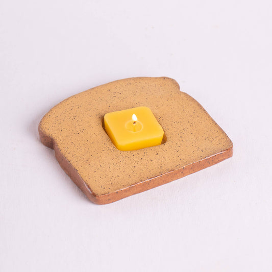 Ceramic Toast Candle Holder | Collin Garrity (MO)