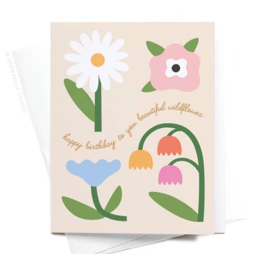 Happy Birthday to You Beautiful Wildflower Birthday Card | Onderkast (TX)