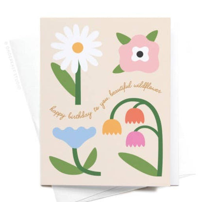 Happy Birthday to You Beautiful Wildflower Birthday Card | Onderkast (TX)