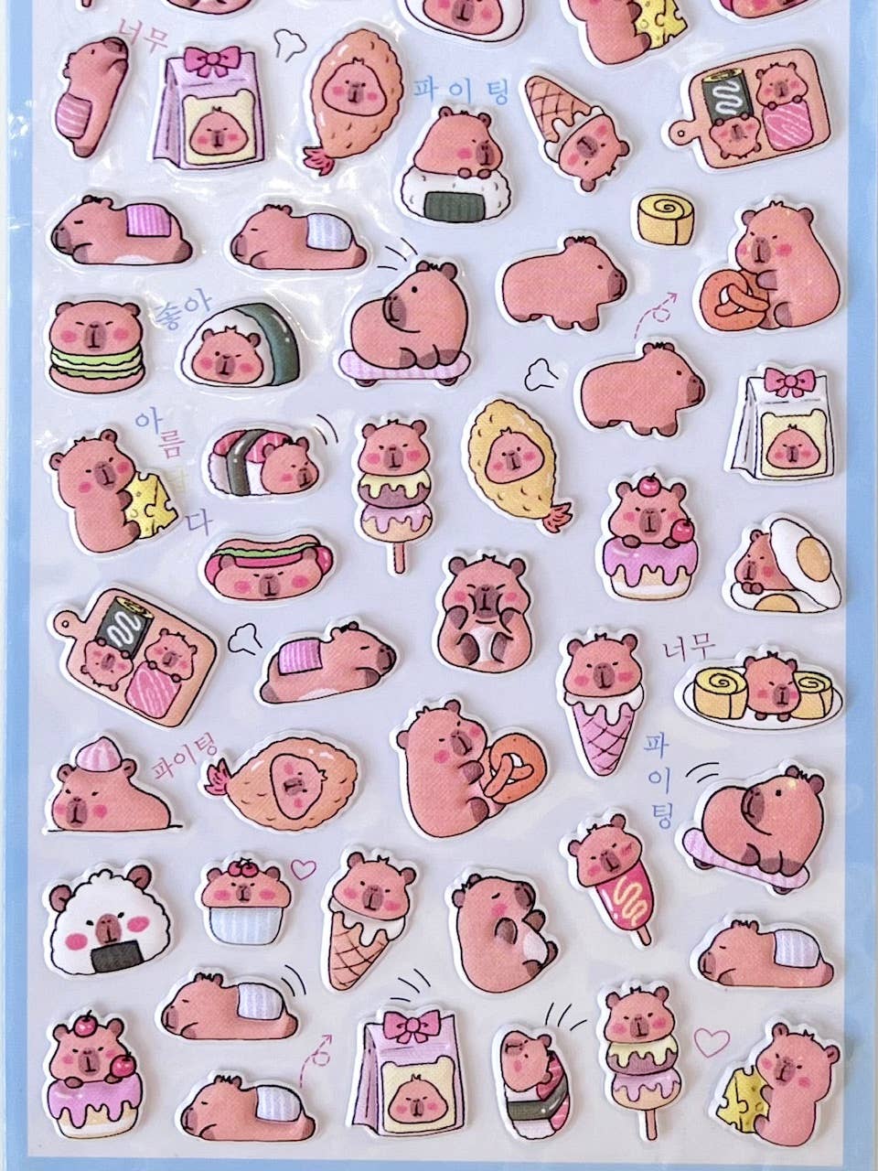 Cappie Baby capybara sticker sheet Vol. 9 – photo 5