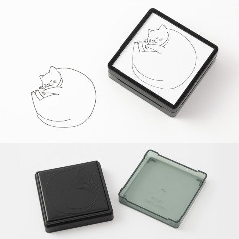 Paintable Cat Stamp | Midori (Japan)