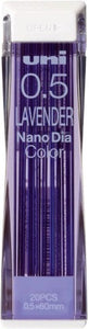 Nano Dia Mechanical Pencil Lead 0.5mm – Lavender | Uni (Japan)