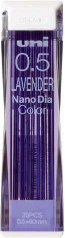 Nano Dia Mechanical Pencil Lead 0.5mm – Lavender | Uni (Japan)