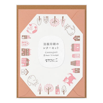 Letterpress Letter Set | Midori (Japan)