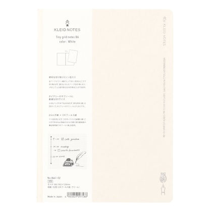 Tiny Grid B6 Notebook | Kleid (Japan)