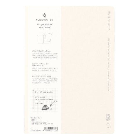 Tiny Grid B6 Notebook | Kleid (Japan)