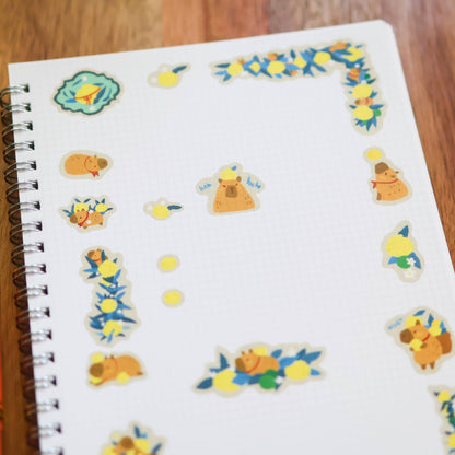 Little Yuzu Thief washi sticker sheet by Thousand Skies, alternate view 5
