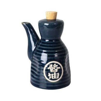 Soy Sauce Dispenser Shoyu Kanji Bottle | Blue (Japan)