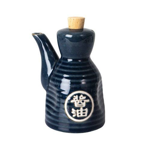 Soy Sauce Dispenser Shoyu Kanji Bottle | Blue (Japan)