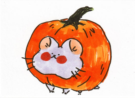 Pumpkin Ham Mini Art Print | Rebekah Evans (NC)