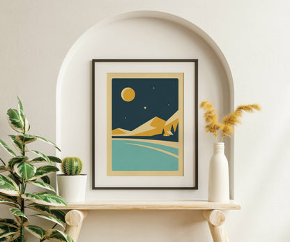 Horizons Series Screenprint | Mountains | DKNG Studios (CA)