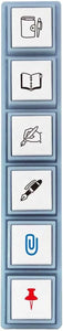 Stationery Pochitto Pick! Button Stamps | Kodomo no Kao (Japan)