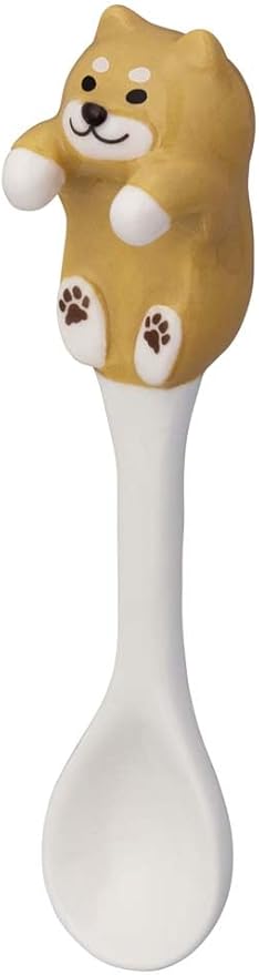 Shiba Ceramic Hanging Spoon | Wankoron Series | Decole (Japan)