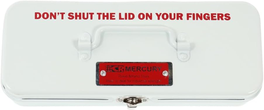 Tinplate Small Tool Box Case Snap Closure  | Mercury (Japan)
