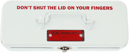 Tinplate Small Tool Box Case Snap Closure  | Mercury (Japan)
